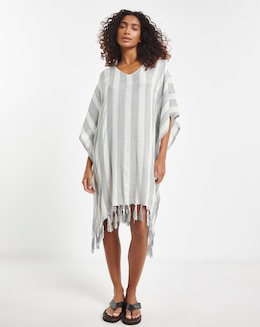 MAGISCULPT Lurex Tassel Beach Kaftan - Image