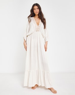 Magisculpt Lurex Maxi Beach Kaftan - Image