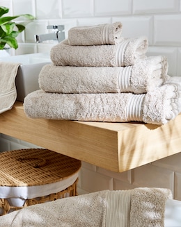 Egyptian Cotton 600gsm Towel Mushroom - Image