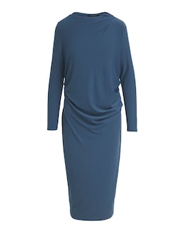 Ruched Jersey Crepe Dress - Image