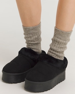 Quilted Mule Slipper Boot Standard - Image