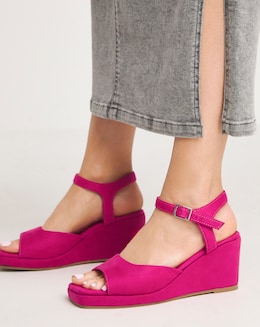 Barely There Wedge Sandal Wide - Image