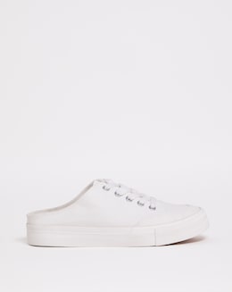 Canvas Mule Trainers Ex Wide Fit - Image