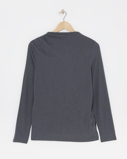 Anthology Drape Neck Long Sleeve Top - Image