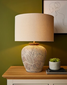 Julipa Thea Ceramic Table Lamp - Image