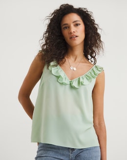 French Connection Crepe Sleveless Cami - Image