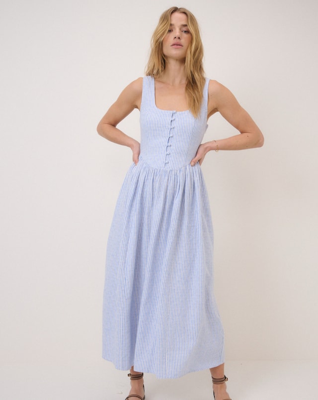 Linen Blend Summer Holiday Dresses | JD Williams