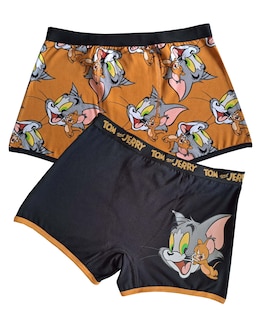 Mens 2pk Tom &amp; Jerry Boxer Shorts