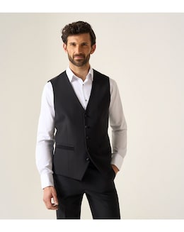 Skopes Cavendish Suit Waistcoat Black