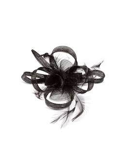 Jon Richard Black Small Fascinator