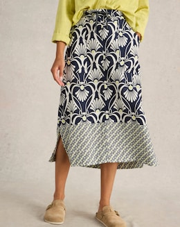 White Stuff Linen Blend Skirt - Image