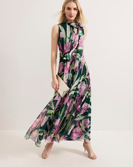 Phase Eight Printed Maxi Dress - Image