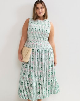 Phase Eight Floral Midi Dress - Image
