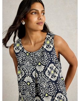 White Stuff Paradise Cotton Vest