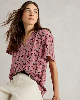 White Stuff Sophia Crinkle Top - Image