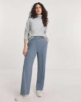Straight Leg Trousers - Image