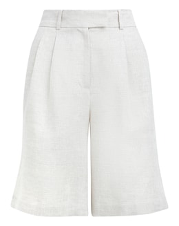 Anthology Premium Linen Bermuda Shorts - Image