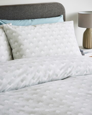 Manhattan Silver Grey Cotton Blend Duvet Cover Set