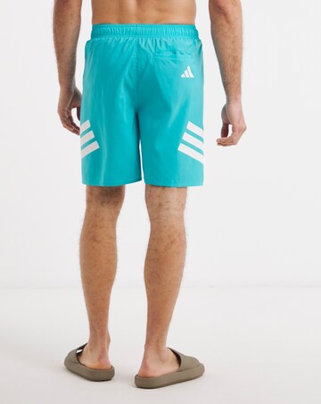 adidas Icon 3 Stripes 8 Inch Swim Shorts
