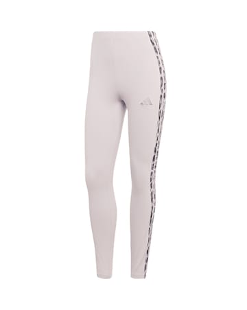 adidas 3 Stripe Leopard Print Leggings