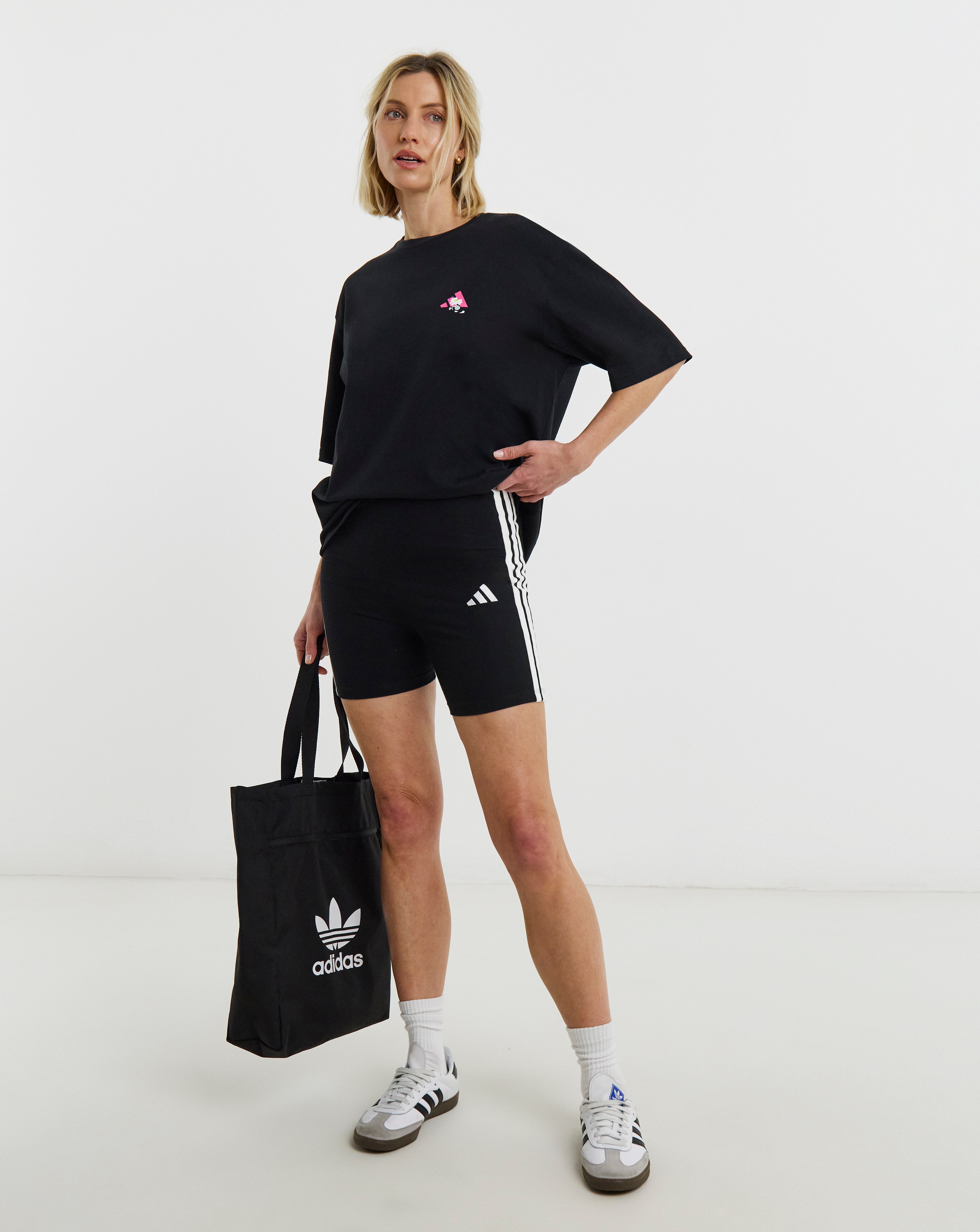 New In - adidas 3 Stripes Biker Shorts