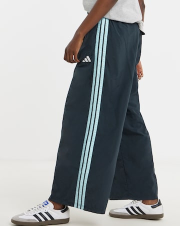 Adidas 3 Stripe Wide Leg Jogger