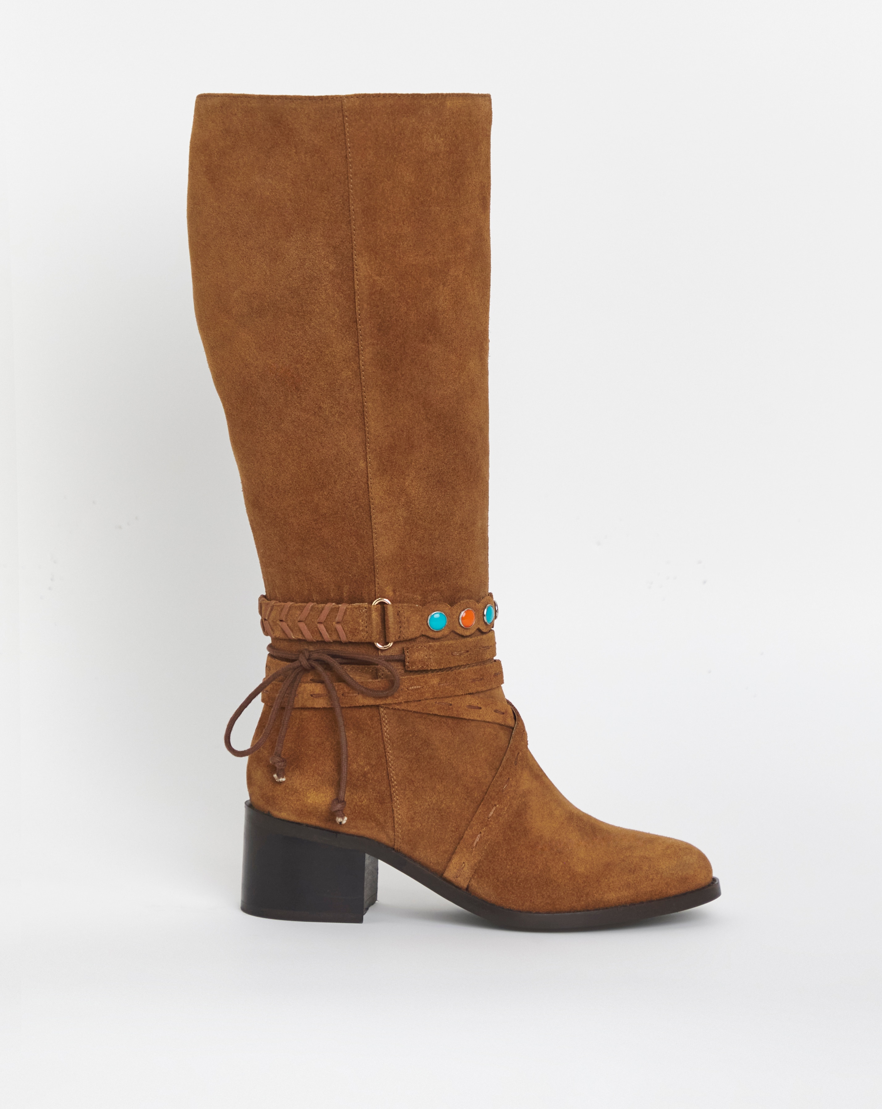 Joe Browns Knee High Suede Boot E Fit