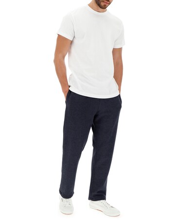 Denim Marl Straight Hem Jog Pants 27 inch