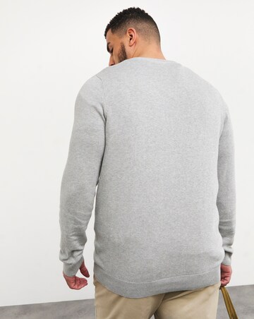 Cotton V Neck Jumper Long