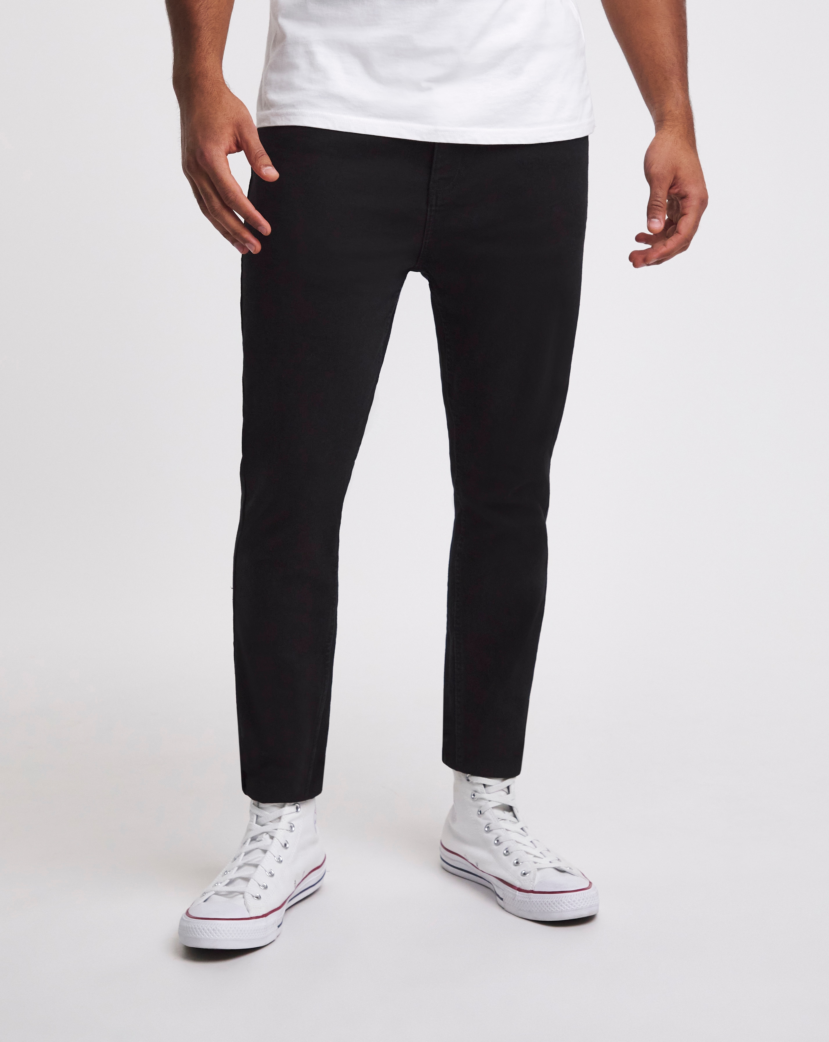 Black Skinny Fit Stretch Jeans