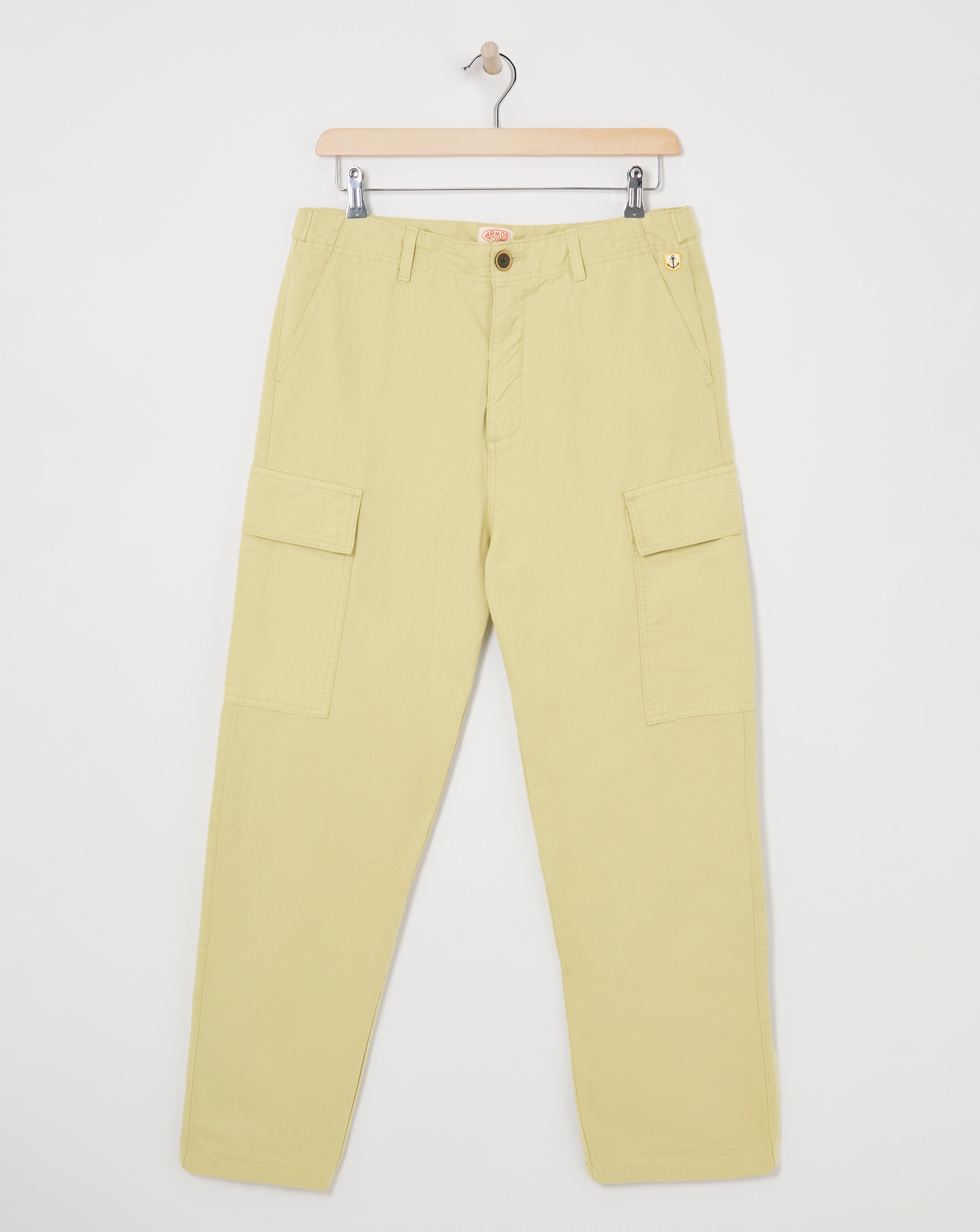 New In - Armor Lux Cargo Trouser - Pale Olive