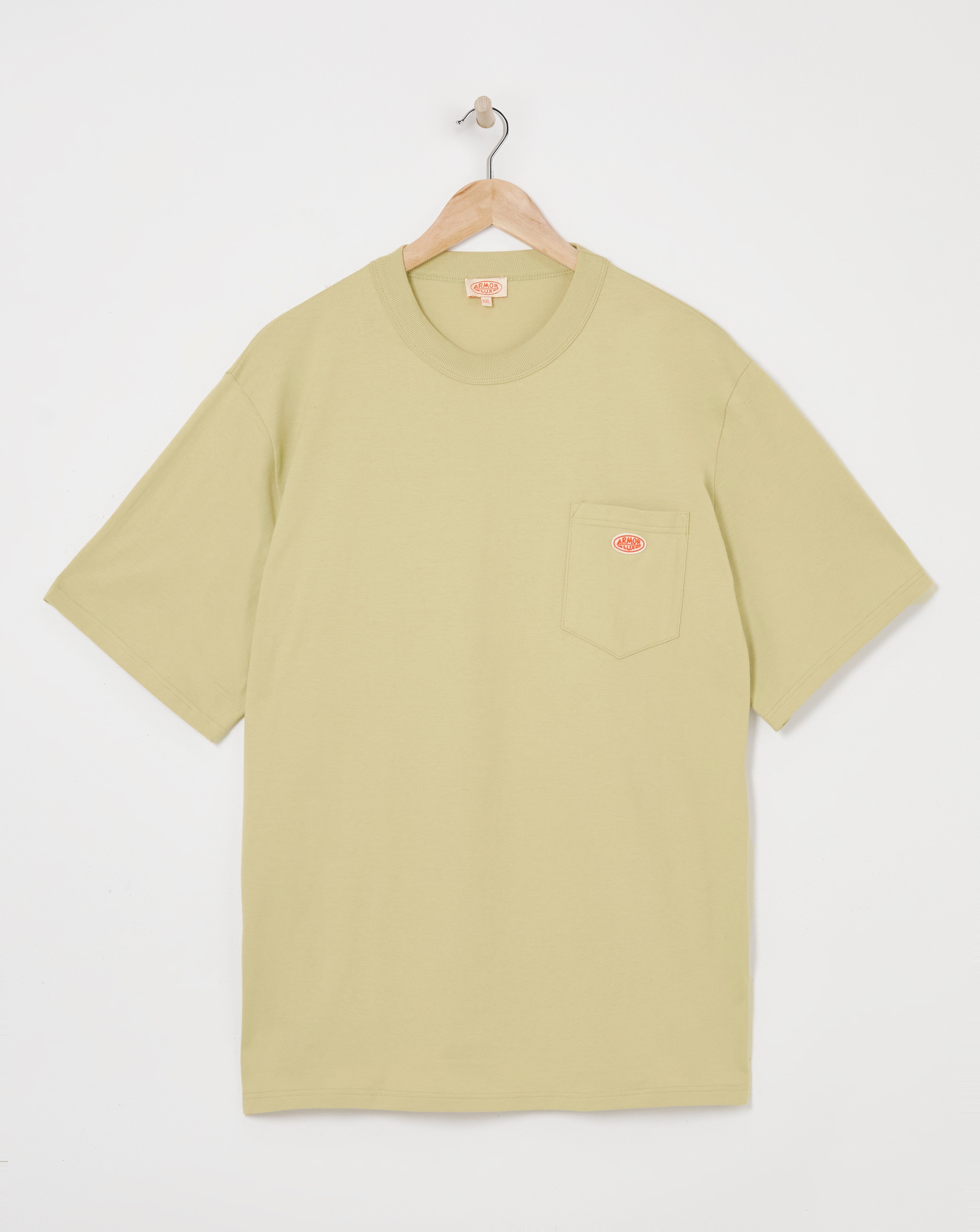 Armor Lux Pocket T-Shirt - Pale Olive