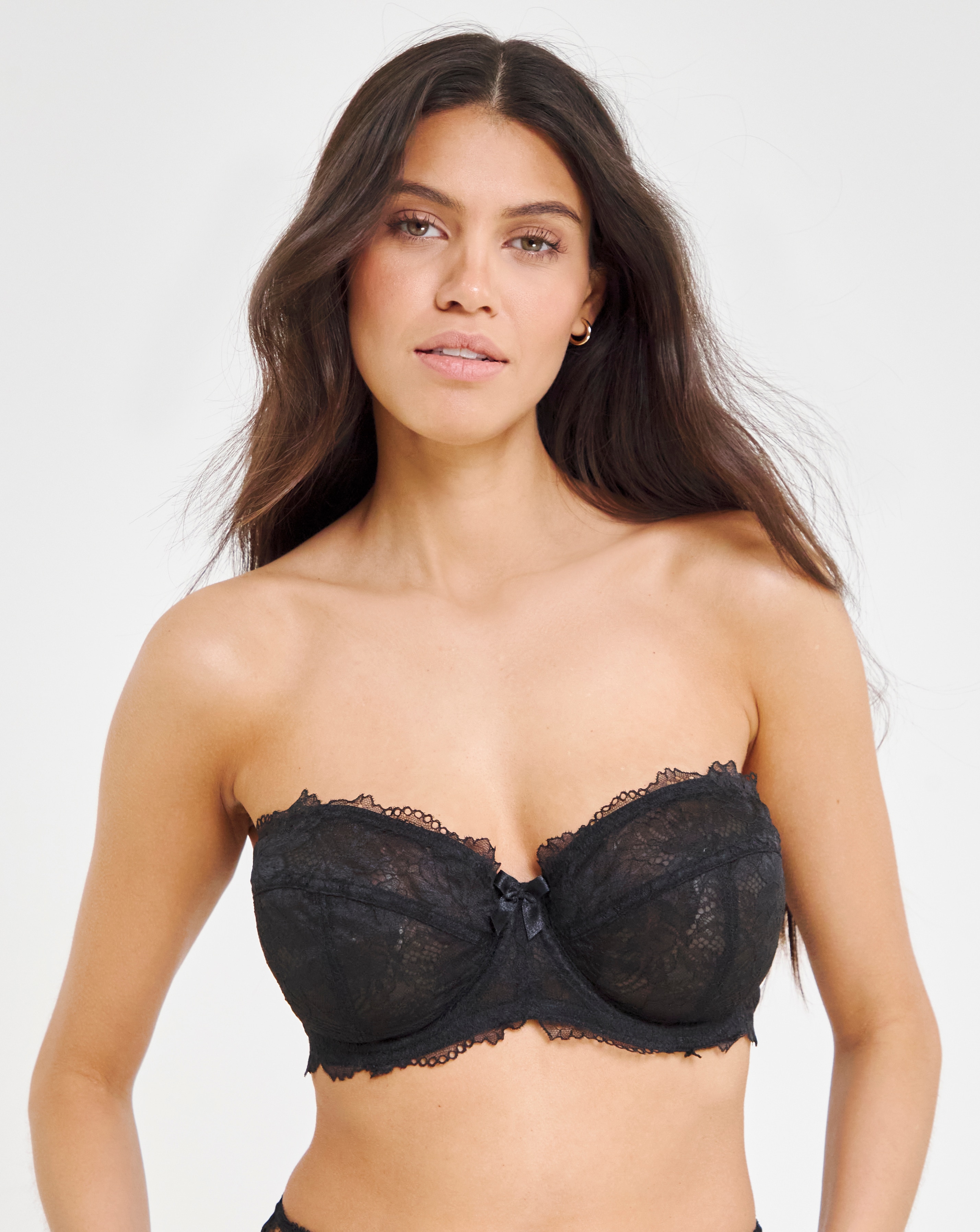 Ella Lace Multiway Wired Bra Black