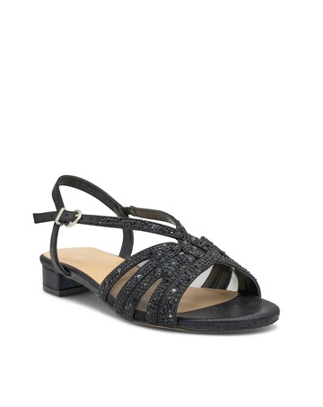 Paradox London Quest Wide E Fit Block Heel Sandal