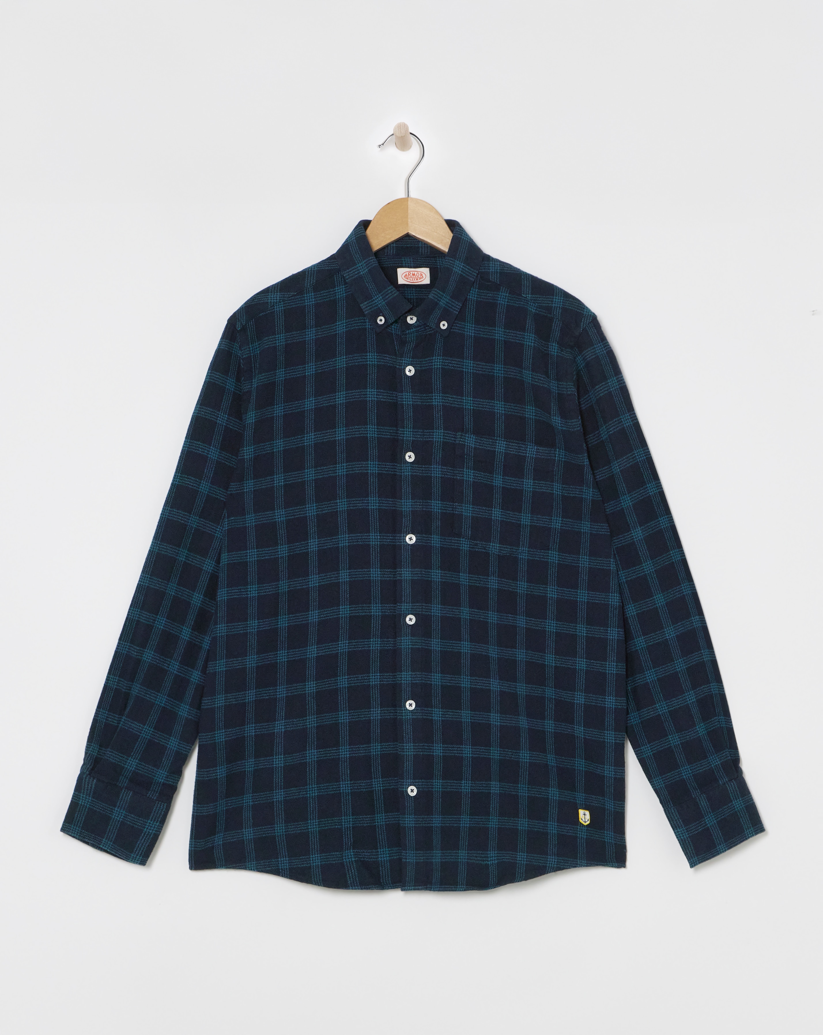 Armor Lux Shirt - Blue Checked
