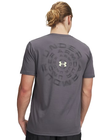 Under Armour Back Print Blur Logo T-Shirt
