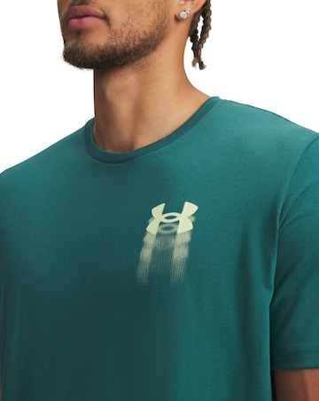 Under Armour Back Print Large Blur Logo T-Shirt
