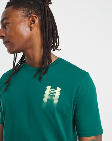 Under Armour Back Print Large Blur Logo T-Shirt