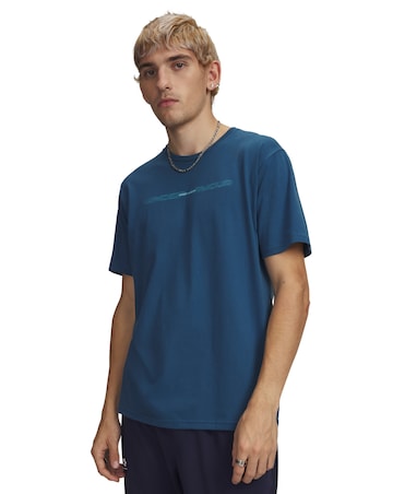 Under Armour Back Print Blur Logo T-Shirt