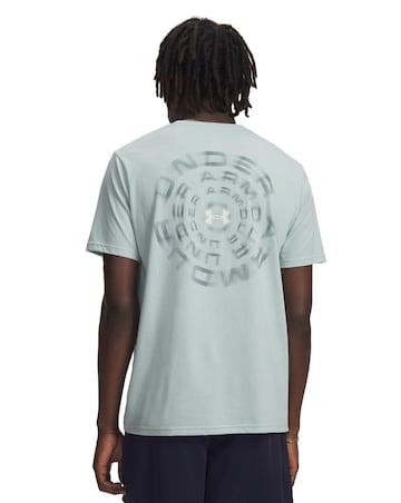 Under Armour Back Print Blur Logo T-Shirt