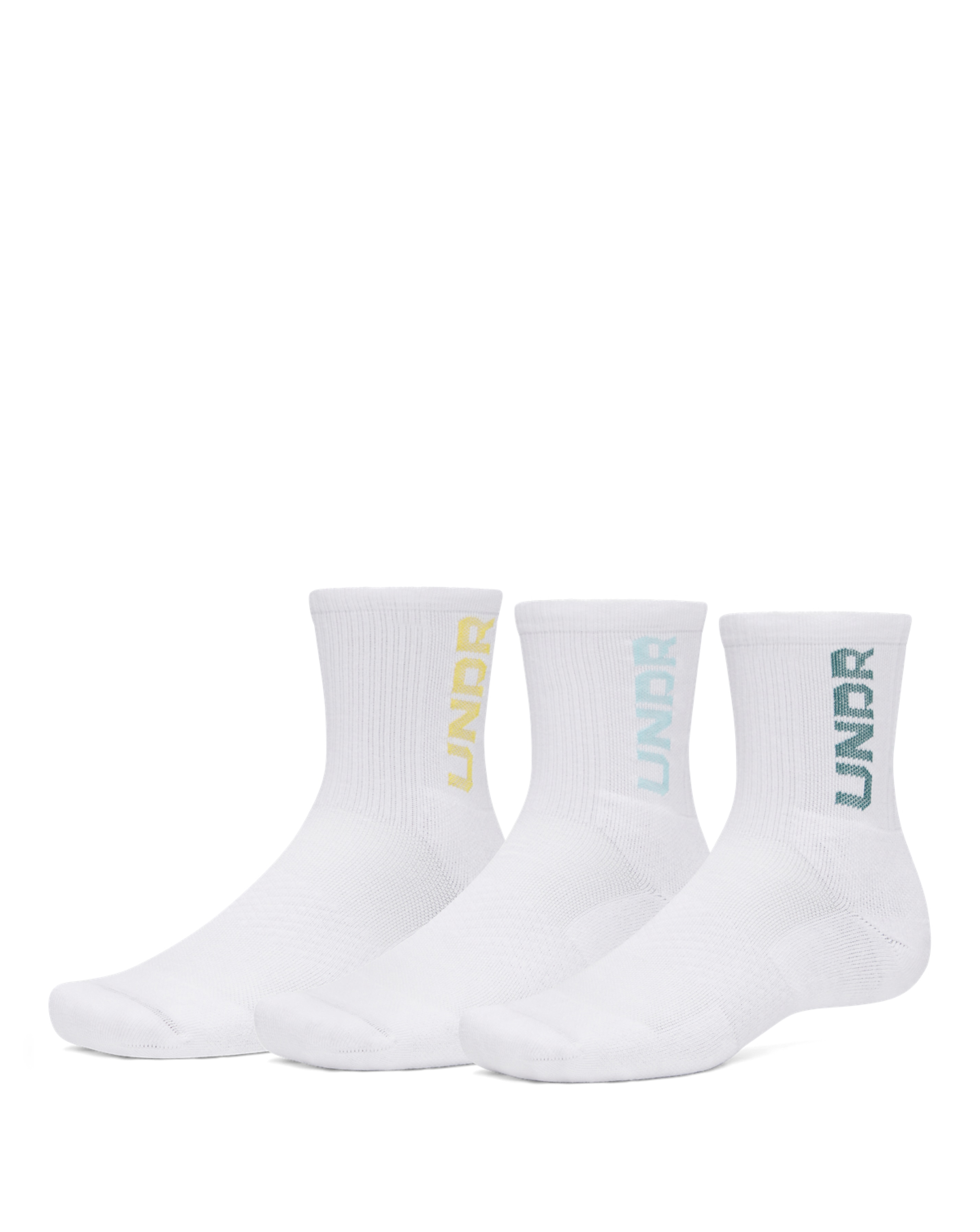 New In - Under Armour 3-Maker 3pk Mid-Crew Socks