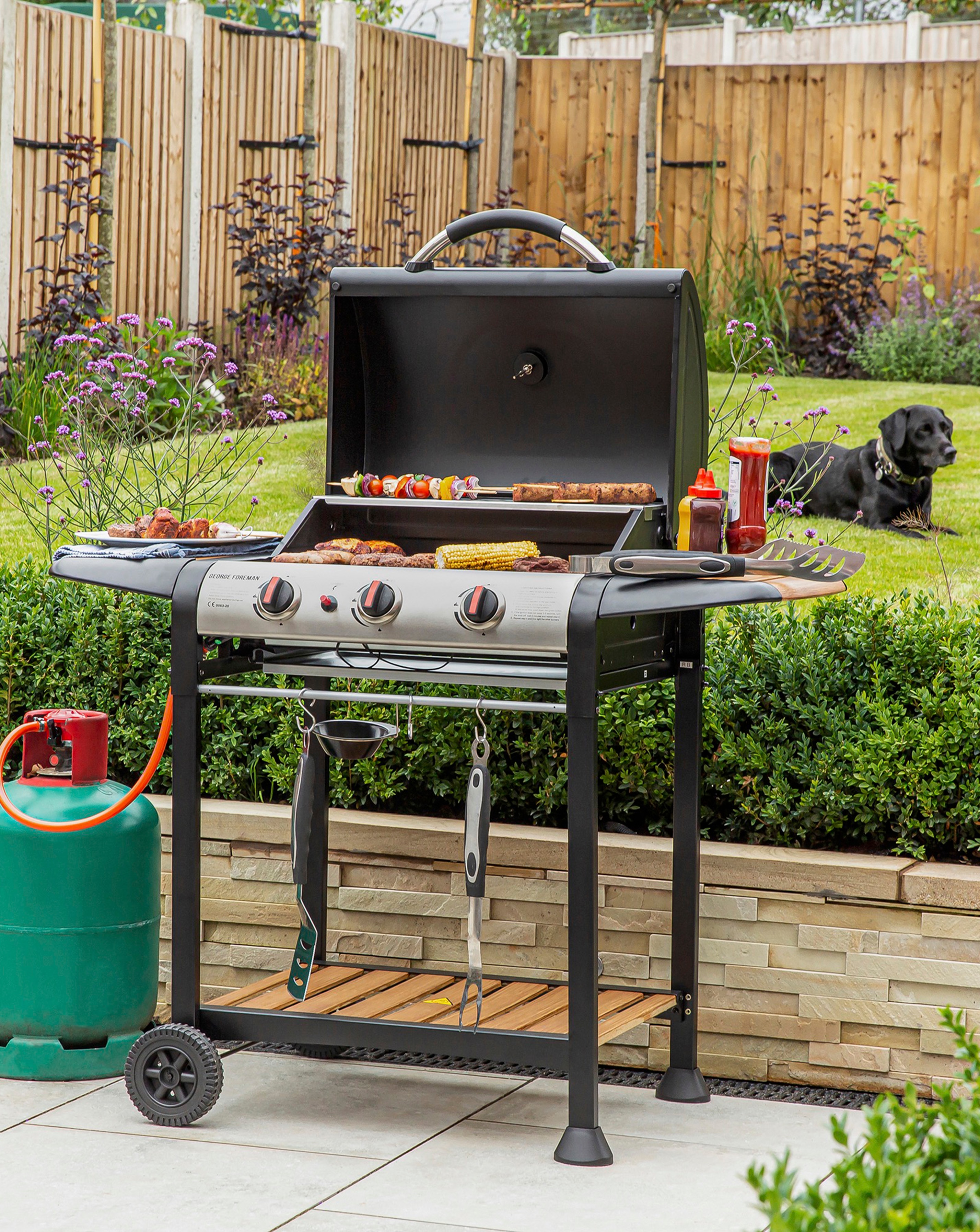 George Foreman 3 Burner Gas BBQ