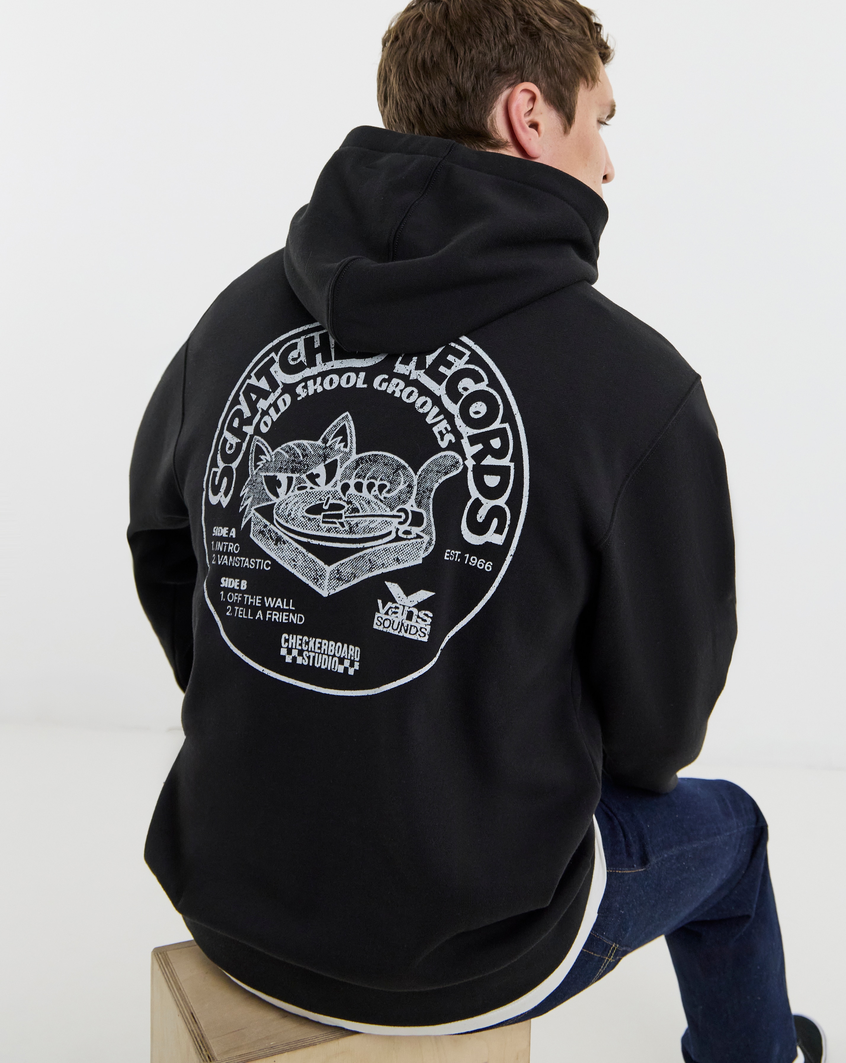 VANS Scratched Records Hoodie