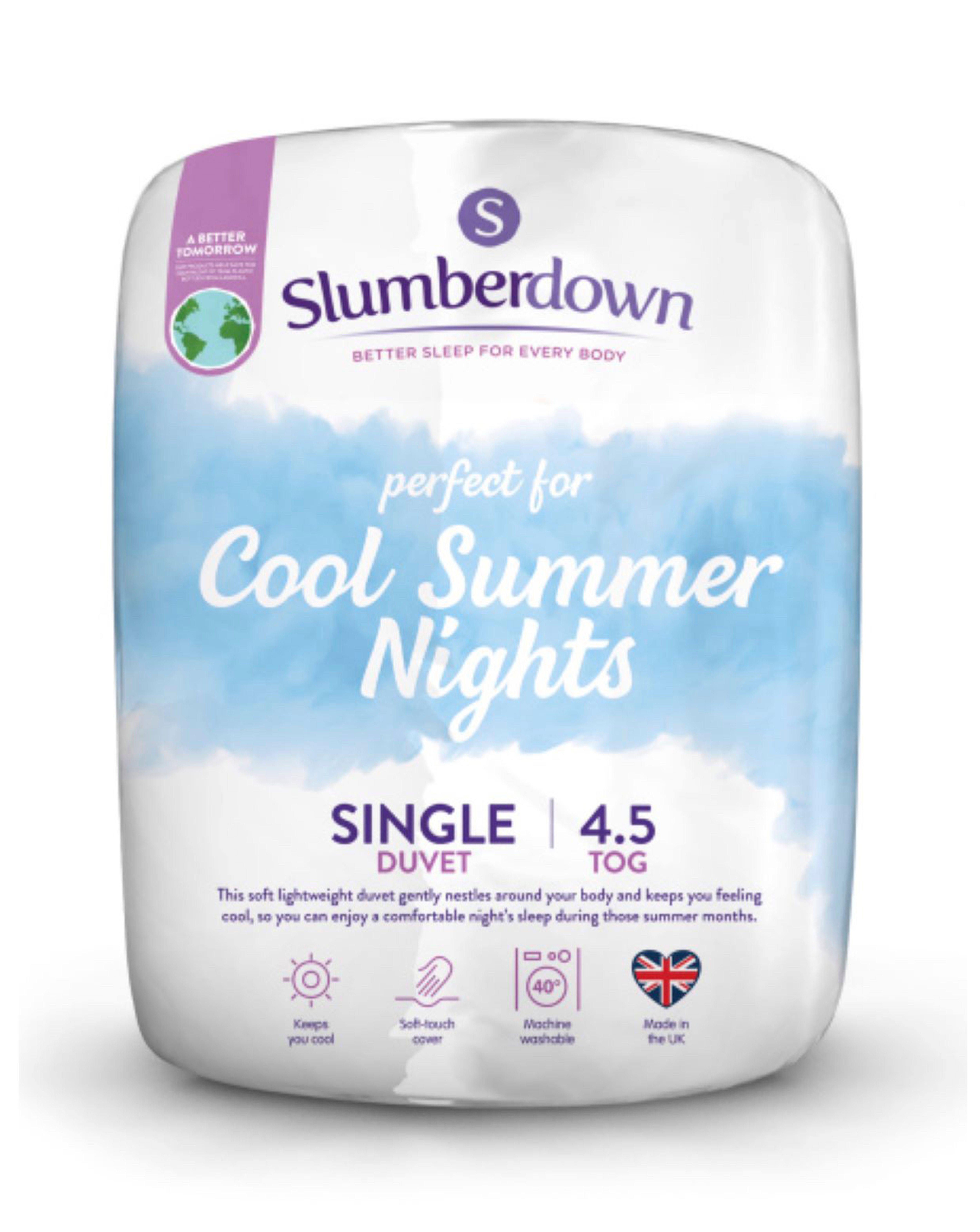 Slumberdown Summer Cool 4.5 Tog Duvet