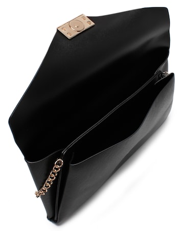 Valentino Bags Arpie Black Saffiano Envelope Pochette Bag
