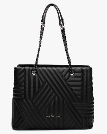 Valentino Bags Signoria Black Quilted Tote Bag