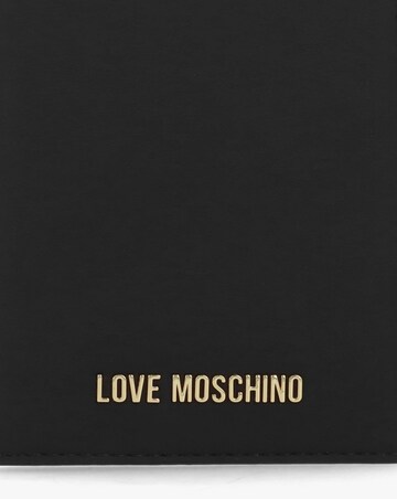 Love Moschino Logo Black Passport Cover