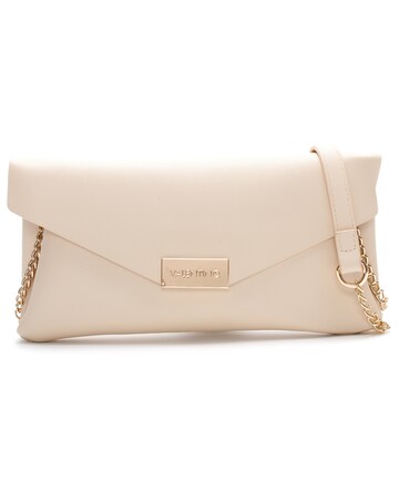 Valentino Bags Arpie Ecru Saffiano Envelope Pochette Bag