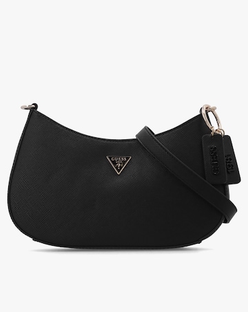 Guess Noelle II Top Zip Black Shoulder Bag