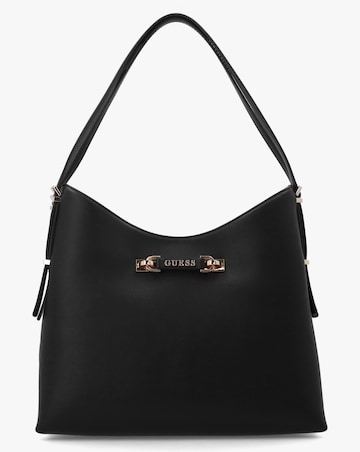 Guess Lefia Large Black Hobo Bag